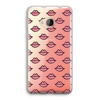 Lipjes: HTC U Play Transparant Hoesje Lipjes: HTC U Play Transparant Hoesje