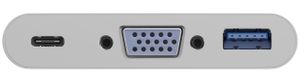 Goobay 62100 laptop dock & poortreplicator Bedraad USB 3.2 Gen 1 (3.1 Gen 1) Type-C Wit