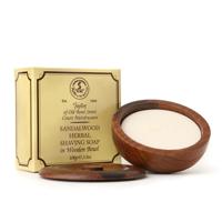 Taylor of Old Bond Street Scheerzeep Shaving Soap Sandalwood Wooden Bowl 100gr | Voor Mannen