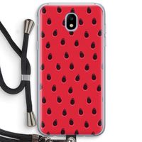 Watermelon: Samsung Galaxy J5 (2017) Transparant Hoesje met koord