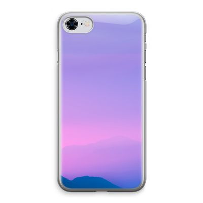 Sunset pastel: iPhone 8 Transparant Hoesje