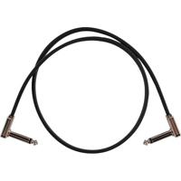 Ernie Ball 6228 Flat Ribbon Patch Cable patchkabel haaks 60 cm platte jacks zwart