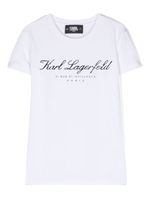 Karl Lagerfeld Kids t-shirt à imprimé Hotel Karl - Blanc - thumbnail