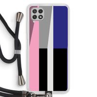 Gestalte 4: Samsung Galaxy A22 4G Transparant Hoesje met koord