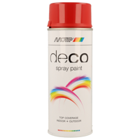 MOTIP Deco Lak | Hoogglans | RAL 3002 | 400ml - 01640 MOTIP Deco Lak | Hoogglans | RAL 3002 | 400ml - 01640