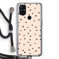 Kleine kattenkopjes: OnePlus Nord N10 5G Transparant Hoesje met koord Kleine kattenkopjes: OnePlus Nord N10 5G Transparant Hoesje met koord