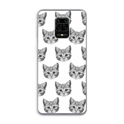 Kitten: Xiaomi Redmi Note 9 Pro Transparant Hoesje