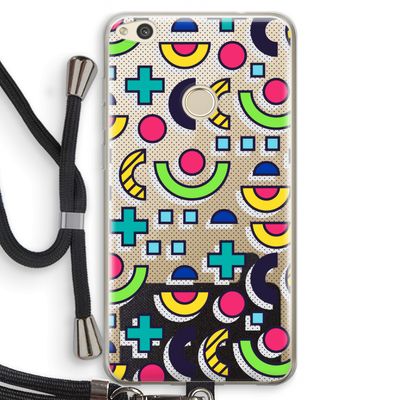 8-bit N°6: Huawei Ascend P8 Lite (2017) Transparant Hoesje met koord