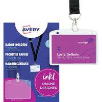 Avery-Zweckform 4825 Naamplaatje (b x h) 90 mm x 60 mm 10 stuk(s)