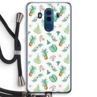 Ananas bladeren: Huawei Mate 10 Pro Transparant Hoesje met koord