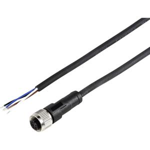 TRU COMPONENTS TC-12833224 Sensor/actuator aansluitkabel M12 Aantal polen (sensoren): 4 Koppeling, recht 10 m 1 stuk(s)