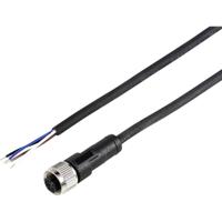 TRU COMPONENTS TC-12833000 Sensor/actuator aansluitkabel M12 Aantal polen (sensoren): 4 Koppeling, recht 2 m 1 stuk(s)