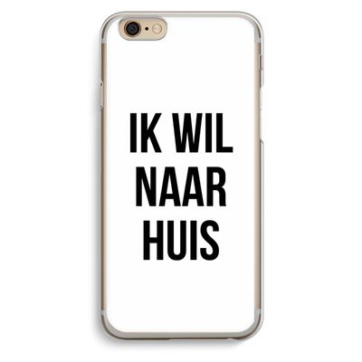 Ik wil naar huis: iPhone 6 / 6S Transparant Hoesje