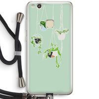 Hang In There: Huawei Ascend P10 Lite Transparant Hoesje met koord