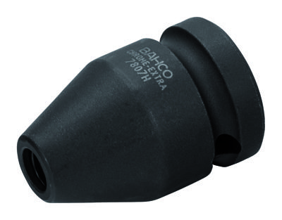 Bahco Verbindingsstuk voor slagdoppen 1/2" naar 1/4" | zeskant | gefosfateerd | 38 mm - retailverpakking - SB7807H