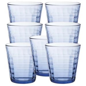 Duralex Drinkglazen Prisme - 20x stuks - blauw - 275 cm - drinkglas - Koffie/thee/water glazen