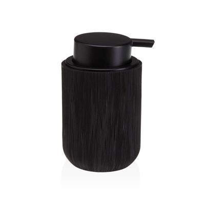 Zeepdispenser Versa Zwart Hars ABS 8 x 13 x 8 cm