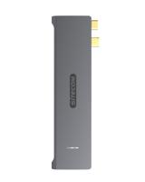 Sitecom AC-1003 interface hub USB Type-C 5000 Mbit/s Zwart, Grijs - thumbnail