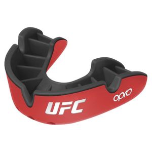 OPRO 791004 UFC Silver Superior Fit Mouthguard - Red/Black - SR