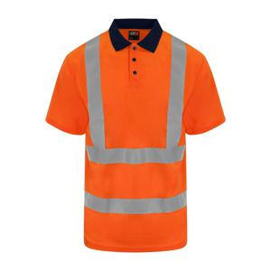 Reflecterende polo oranje - 2XL