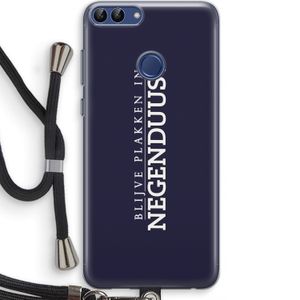 Blijve plakken in Negenduust: Huawei P Smart (2018) Transparant Hoesje met koord