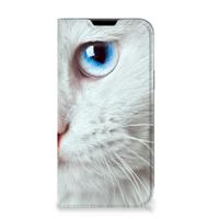 Apple iPhone 14 Plus | Hoesje maken | Witte Kat
