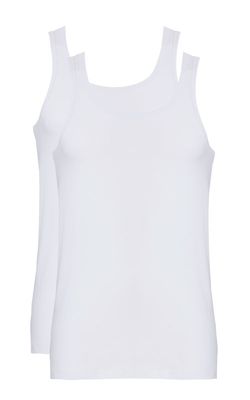 Ten Cate heren hemden organic cotton 2-pack wit