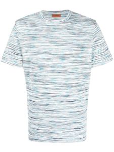 Missoni t-shirt rayé à manches courtes - Bleu