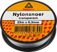 Nylon snoer transp. 0,3mm - Deltafix