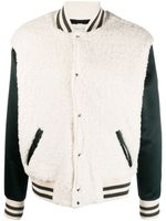 Greg Lauren veste teddy colour block - Tons neutres - thumbnail