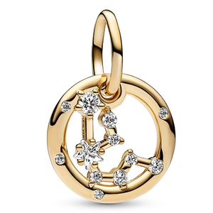 Pandora 762717C01 Hangbedel Waterman Zodiac zilver-zirconia goudkleurig-wit