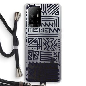 Marrakech print: Oppo A94 5G Transparant Hoesje met koord