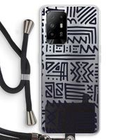 Marrakech print: Oppo A94 5G Transparant Hoesje met koord