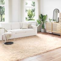 Nep Schapenvacht Tapijt Tafalla Beige 240 x 340 cm Polyester