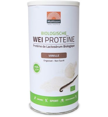 Mattisson Healthstyle Mattisson Healthstyle Wei Whey Proteine Vanille 80% Bio (450g) Mattisson Healthstyle Mattisson Healthstyle Wei Whey Proteine Vanille 80% Bio (450g)