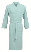 Carl Ross Carl Ross Unisex Badjas Kimono 38100 Ocean blue/Offwhite L