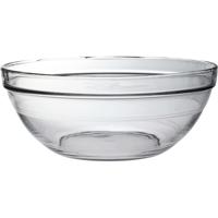 Duralex Salade/fruit schalen rond - glas - 31 x 12 cm - serveerschaal - Schalen en kommen