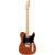 Fender American Performer Timber Telecaster Mocha elektrische gitaar met deluxe gigbag