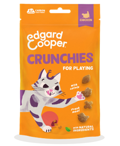 Edgard & Cooper Crunchies Kip kattensnacks 50 gram