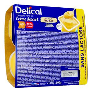 Delical Creme Dessert Hp-hc Z/lact.vanil 4x125g Nf