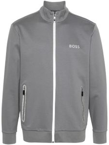 BOSS sweat à logo imprimé - Gris