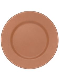 Ralph Lauren Home assiette Wyatt en cuir - Marron