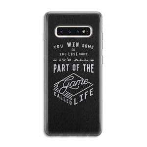 Life: Samsung Galaxy S10 4G Transparant Hoesje