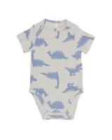 HEMA Baby meegroeiromper dino blauw (blauw)