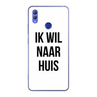 Ik wil naar huis: Honor Note 10 Transparant Hoesje