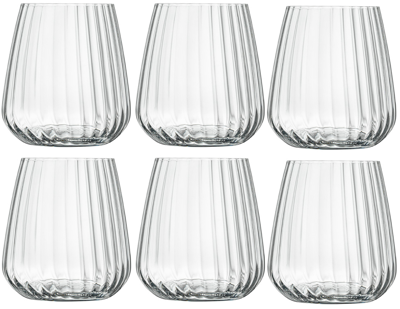 Luigi Bormioli Waterglazen - Tumblers - Speakeasies - 450 ml - 6 Stuks