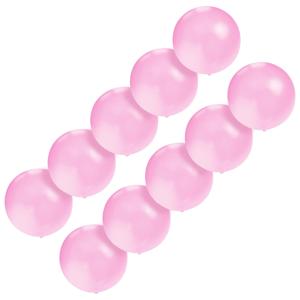 Grote ballonnen 60 cm - Set van 10x stuks - baby roze - Meisjes geboorte/geboren feestartikelen/vers