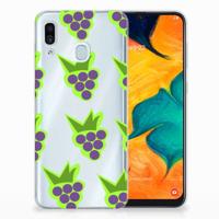 Samsung Galaxy A30 | Siliconen Case | Druiven