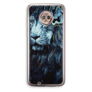 Darkness Lion: Motorola Moto G6 Transparant Hoesje