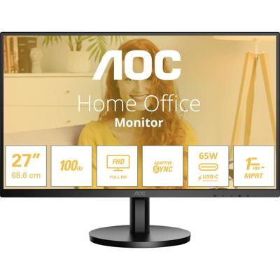 AOC 27B3CA2 LED-monitor Energielabel E (A - G) 68.6 cm (27 inch) 1920 x 1080 Pixel 16:9 4 ms HDMI IPS LED